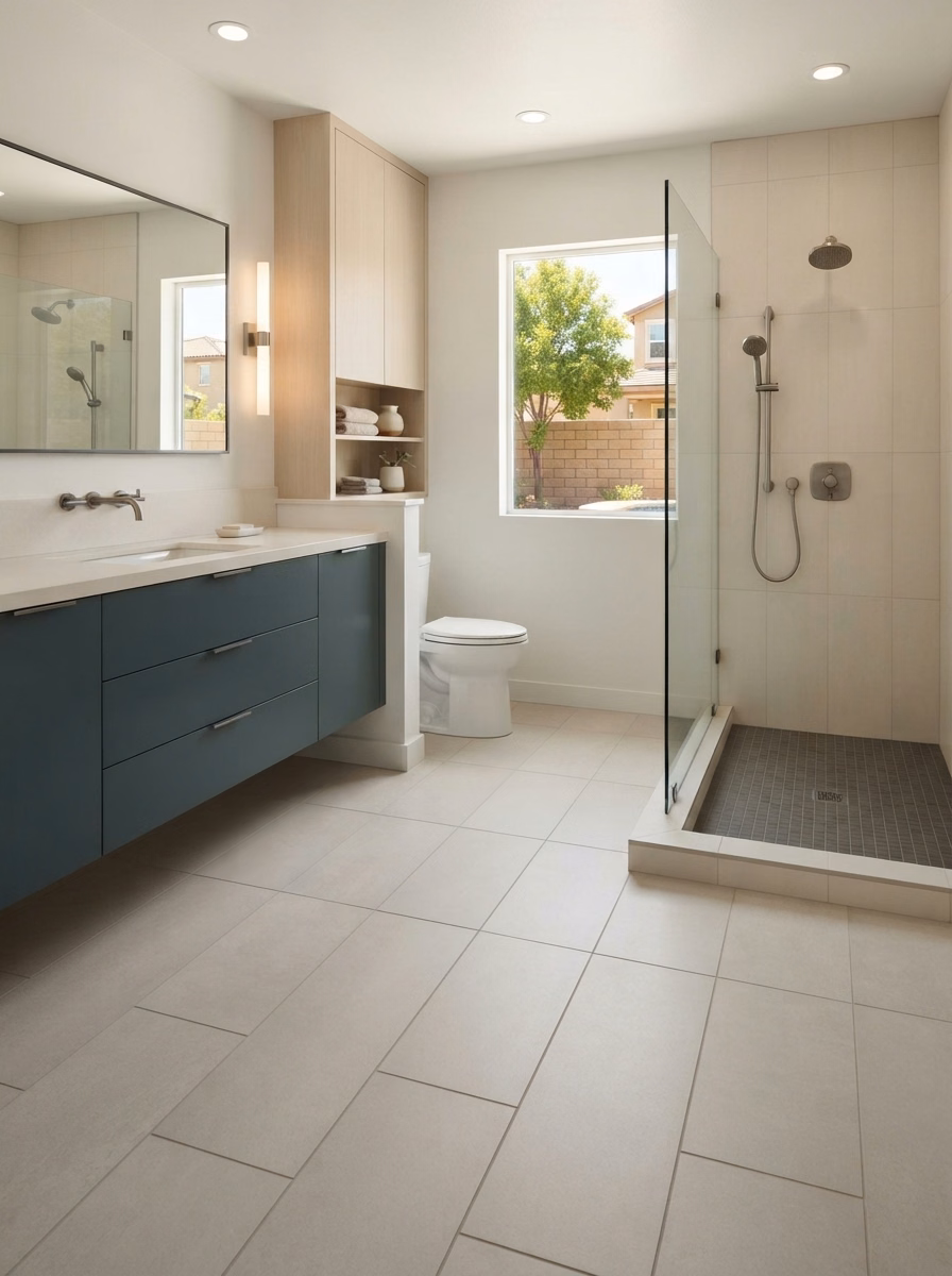 Bathroom Flooring Catalog 04 Modern Minimalist | Riverside County Bathroom Flooring Catalog 04 Modern Minimalist in Riverside County.