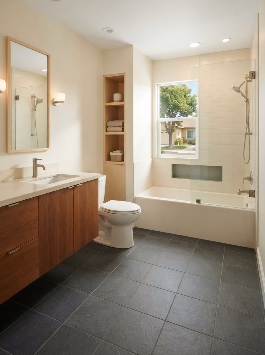 Catalog 04 Color and Finish Bathroom Flooring | Riverside County Catalog 04 Color and Finish Bathroom Flooring in Riverside County.