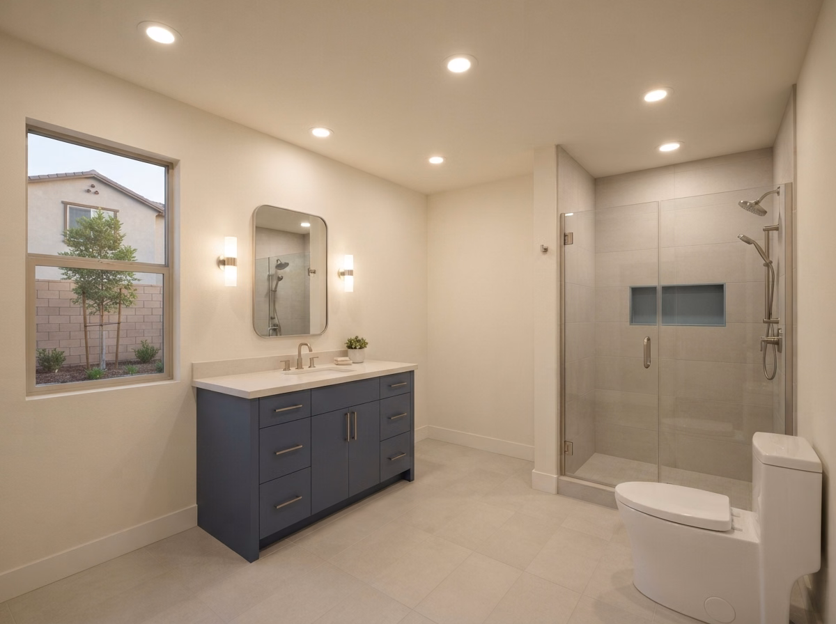 Recessed Ceiling Lights Bathroom Lighting in Riverside County.