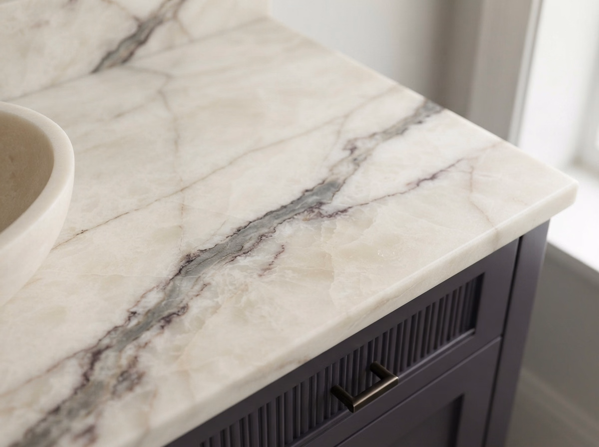 Marble Vanity Installation | Riverside County Marble Vanity Installation in Riverside County.