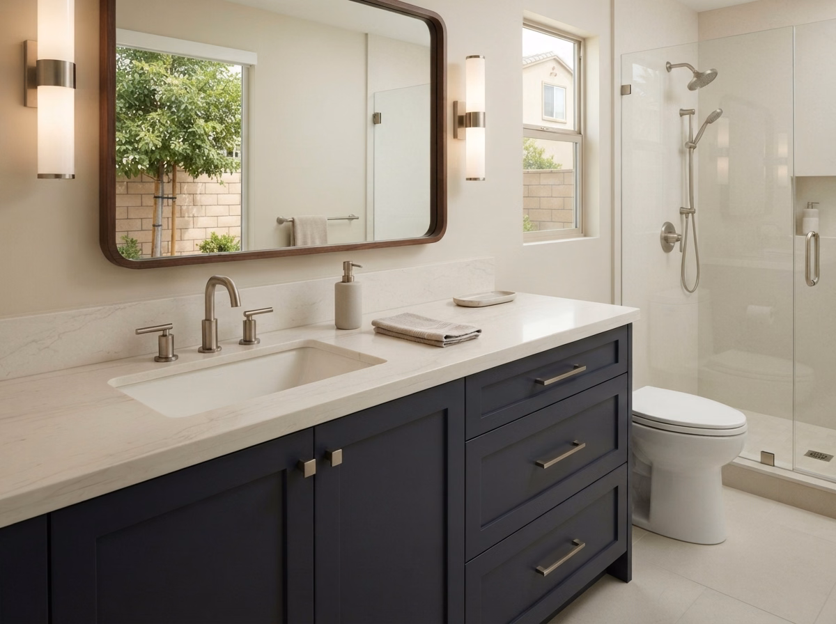 Vanity Installation | Riverside County Sink and faucet installation