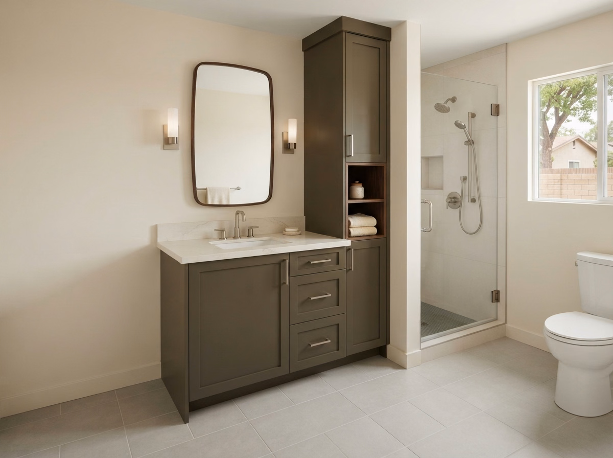 Vanity Installation Sizing | Riverside County Vanity Installation Sizing in Riverside County.