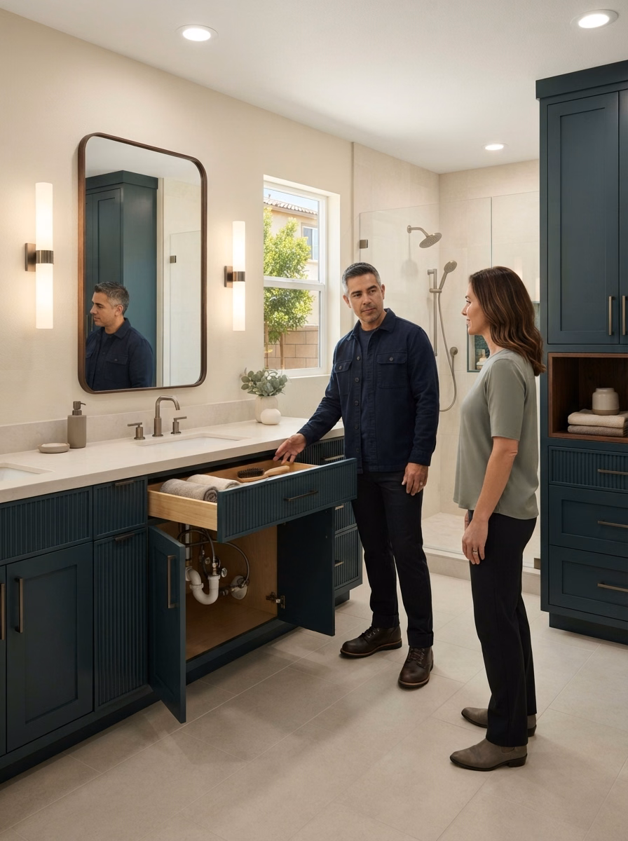 Vanity Installation Why Us | Riverside County Vanity Installation Why Us in Riverside County.