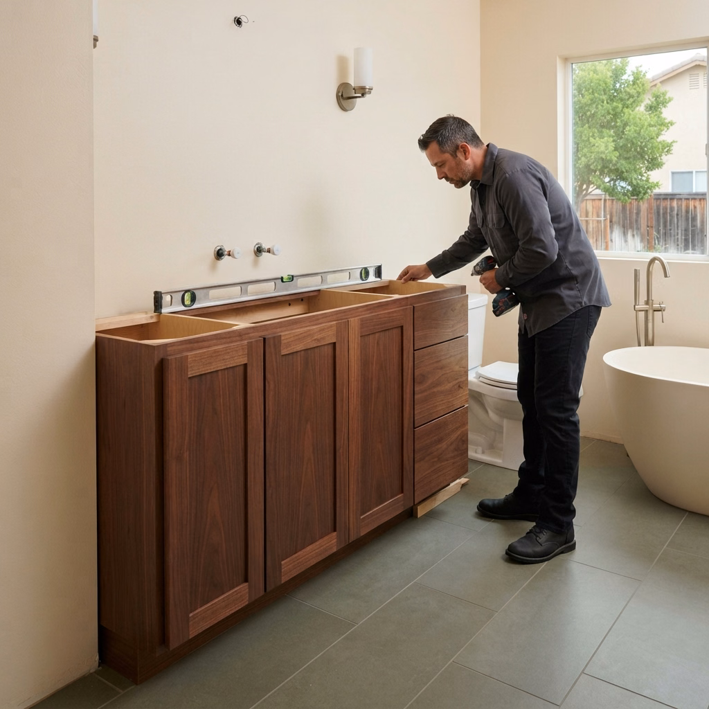 Whats Included Vanity Cabinet Vanity Installation | Riverside County Whats Included Vanity Cabinet Vanity Installation in Riverside County.