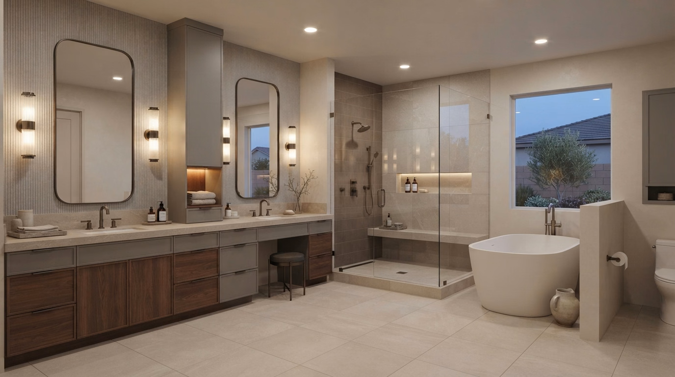 Mediterranean bathroom style