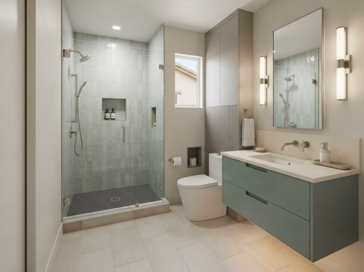 Small Bathroom Eastvale Ca Compact | Riverside County Small Bathroom Eastvale Ca Compact in Riverside County.