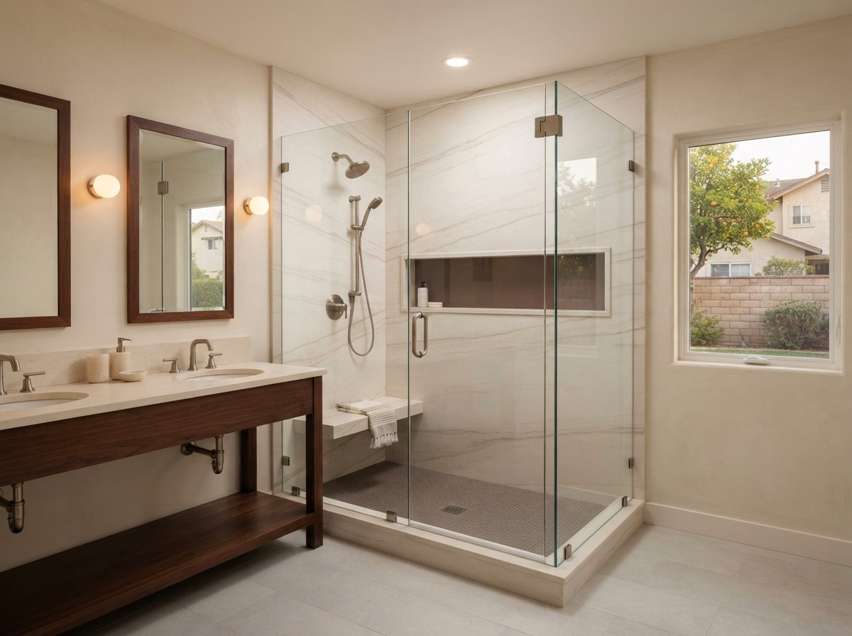 Marble Shower Riverside Ca Shower Remodeling | Riverside County Marble Shower Riverside Ca Shower Remodeling in Riverside County.