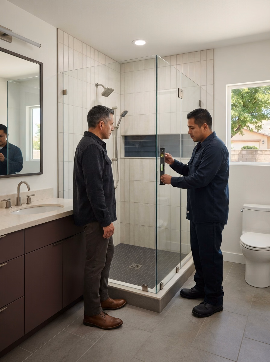 Shower Remodeling Why Us in Riverside County.