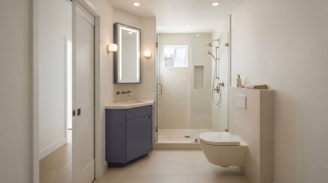 Under-40-Square-Foot Bathroom Storage | Riverside County Under-40-square-foot bathroom storage in Riverside County.